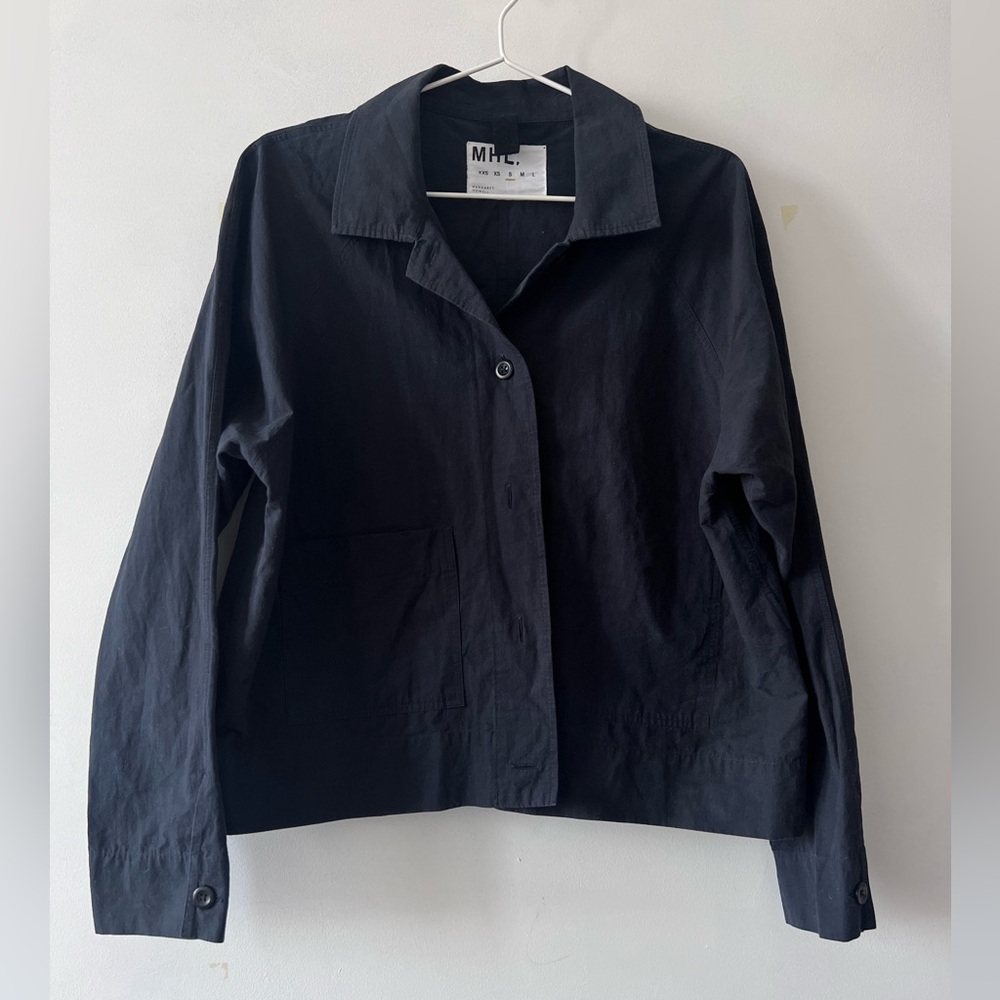 NWOT MHL work shirt workwear utility shirt ink color
